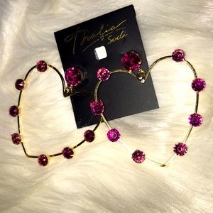 Thalía Sodi Heart earrings BRAND NEW
